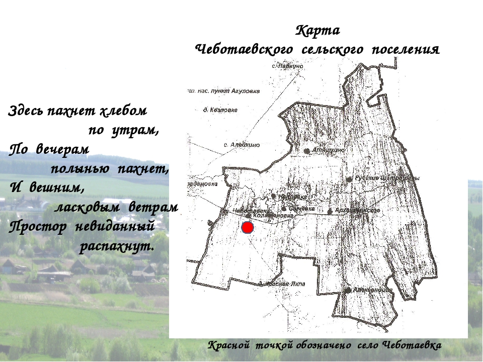 Карта поселения.